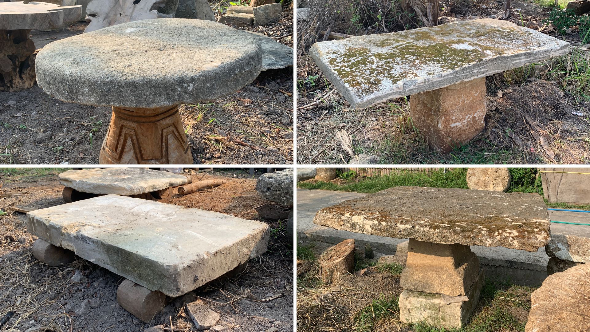 limestone table by kamara